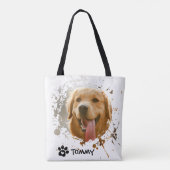 Custom Pet Photo Tote Bag with Name – All Over Pri (Dos)