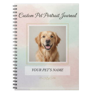 Custom Pet Portrait Journal – Personalized Noteboo Notitieboek