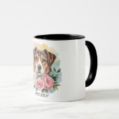 Custom Pet Portrait Mok – Gepersonaliseerde hond o (Voorkant rechts)