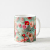 Custom Pet Portrait Mug – Your Cat in a Frame (Devant droit)