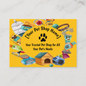 Custom Pet Shop Visitekaartje (Voorkant)