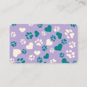 Custom Pet Sitter Visitekaartje met Foto (Achterkant)