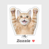 Custom Pet Stickers – Dog & Cat Photo Vinyl Decals (Feuille)