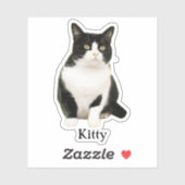 Custom Pet stickers Waterdichte Custom Cat Sticker (Vel)