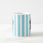 Custom Pet Striped Mug Using Pet Photo (Centre)