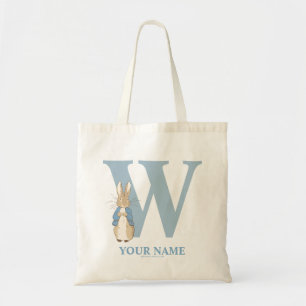 Custom Peter Rabbit - Letter W Canvas tas