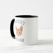 Custom Pet's Cat Dog Face Dad Mama Verjaardagsfees Mok (Voorkant links)