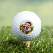 Custom Pets Kids Funny  Party Personalized  Golfballen (Insitu Shirt)
