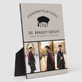 Custom PhD Doctoral Grad Hat Doctoral Graduation Fotoplaat (Zijkant)