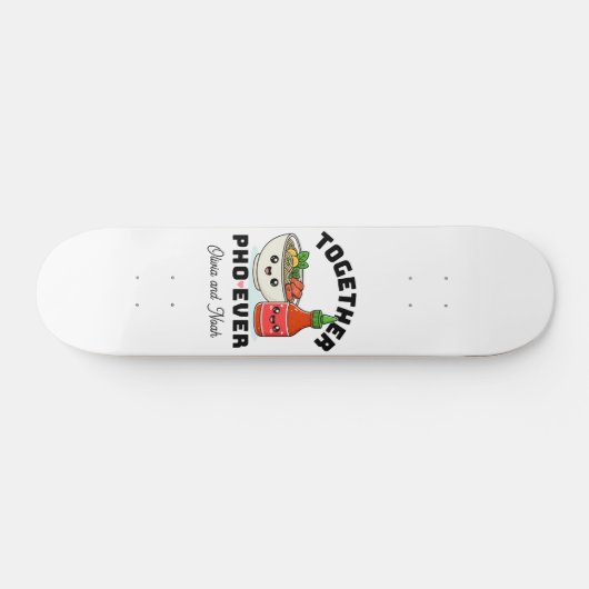 Custom Pho Pun Skateboard Gift (Horizontaal)