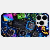 Custom Phone Case Animated Technology (Achterkant (horizontaal))