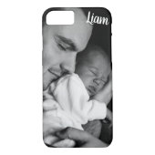 Custom photo and name phone case personalized (Achterkant)