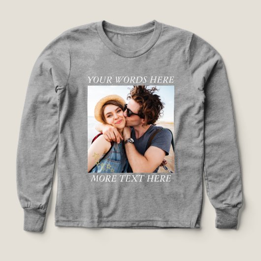 Custom Photo and Text (Motif recto)