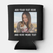 Custom Photo and Text  Blikjeskoeler (Achterkant)