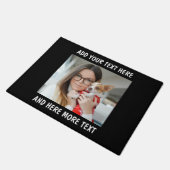 Custom Photo and Text Or Name Door Mat (Schuin)