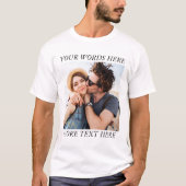 Custom Photo and Text T-shirt (Voorkant)
