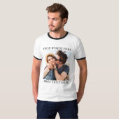 Custom Photo and Text T-shirt (Voorkant volledig)