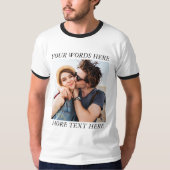 Custom Photo and Text T-shirt (Voorkant)