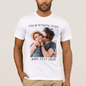 Custom Photo and Text T-shirt (Voorkant)