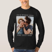 Custom Photo and Text T-shirt (Voorkant)