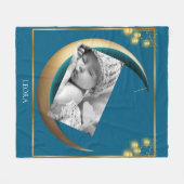 Custom Photo Baby Fleece Blanket  Deken (Voorkant (Horizontaal))