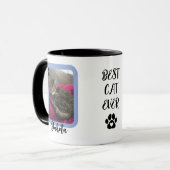 Custom Photo Best Cat Ever Mok (Voorkant links)