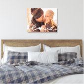 Custom Photo Canvas | Hand Lettered Love Script Afdruk (Insitu (Slaapkamer))