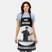 Custom Photo Chef Schort (Gedragen)