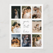 Custom Photo Collage Personalized Picture Family Feestdagenkaart (Voorkant)