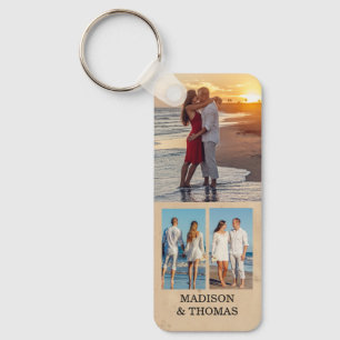 Custom Photo Couple Sleutelhanger