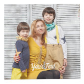 Custom Photo Cube with Text Personalized Design (Devant)