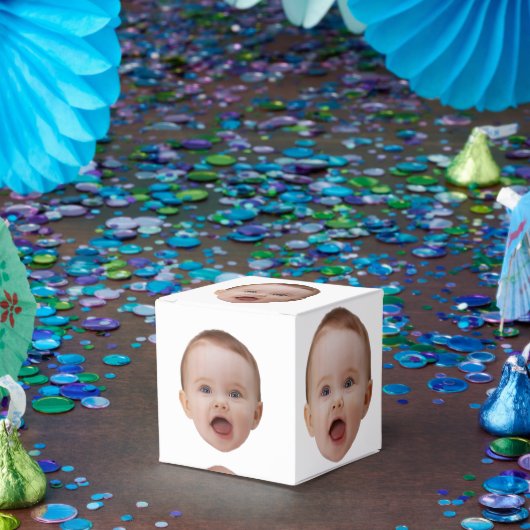 Custom Photo, Custom Photo Face Bedankdoosjes (Feest)