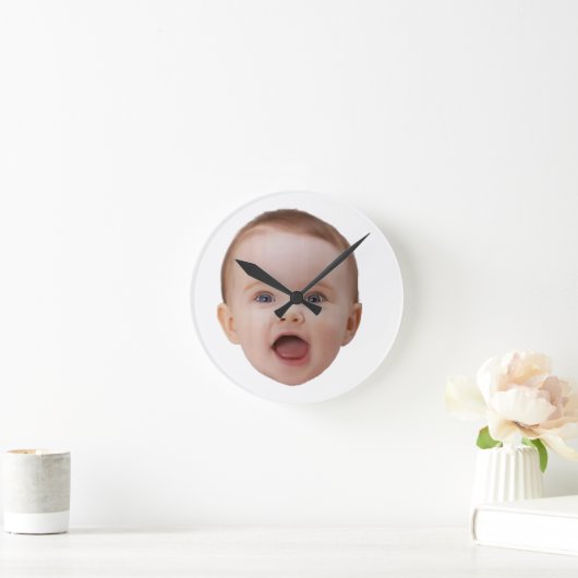 Custom Photo, Custom Photo Face Ronde Klok (Huis)
