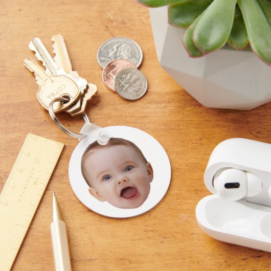 Custom Photo, Custom Photo Face Sleutelhanger (Bureau)