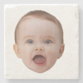 Custom Photo, Custom Photo Face Stenen Onderzetter (Voorkant)