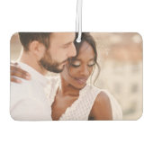 Custom Photo Cute Design Your Own 2 Image Luchtverfrisser (Achterkant)