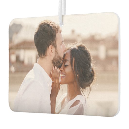 Custom Photo Cute Design Your Own 2 Image Luchtverfrisser (Links)