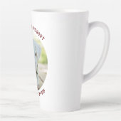 Custom Photo Dog Latte Mok (Rechts)