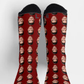 Custom Photo Face Socks, Funny Personalized Gift Sokken (Top)
