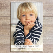 Custom Photo Family Quotes & Funny Sayings 2026 Kalender