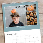 Custom Photo Family Quotes & Funny Sayings 2026 Kalender