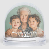 Custom Photo Favorite People Call Me Grandma (Arrière)