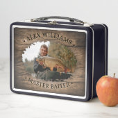 Custom Photo Fishing Box, Fisherman Gift for Dad (In situ)