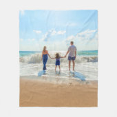 Custom Photo Fleece Deken met Uw Foto's (Voorkant)