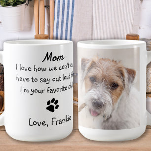 Custom Photo Funny Dog Mama Koffiemok