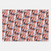 Custom Photo Gift Wrap, Familie Custom Afbeelding Inpakpapier Vel (Voorkant 3)