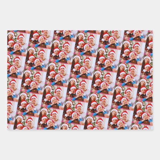 Custom Photo Gift Wrap, Familie Custom Afbeelding Inpakpapier Vel (Voorkant 2)