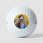 Custom Photo Golf Ball - Personalized Gift for Him Golfballen (Voorkant)