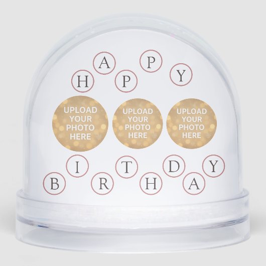 Custom Photo Happy Birthday (Avant)