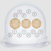 Custom Photo Happy Birthday (Arrière)